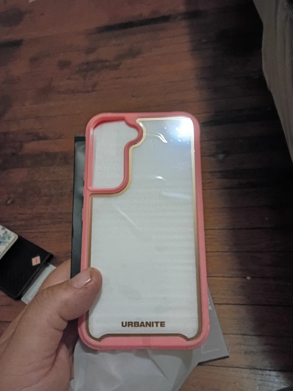 Pink & White Protective Phone Case for Galaxy S22